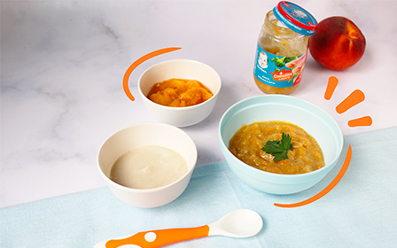 Receta 6 meses Pure de calabaccita y ejote