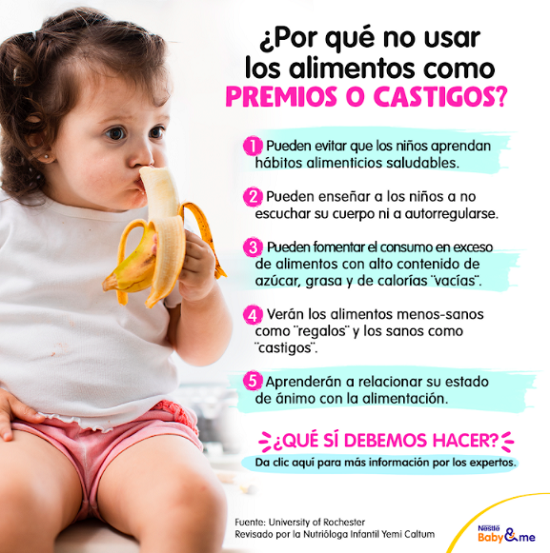 Consejos premio o castigo en comida