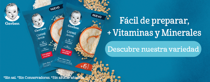 Conoce más sobre el Cereal de Avena Gerber