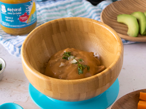 Carnita deshebrada con verduras Carnita deshebrada con verduras