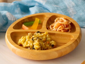 Papilla de verduras con arroz