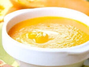 Papilla de lechosa y Pera