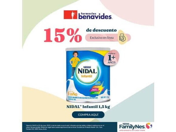 Nidal ® Infantil 1.5 kg Nidal ® Infantil 1.5 kg