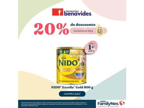 Nido ® Excella ® Gold 800 g Nido ® Excella ® Gold 800 g