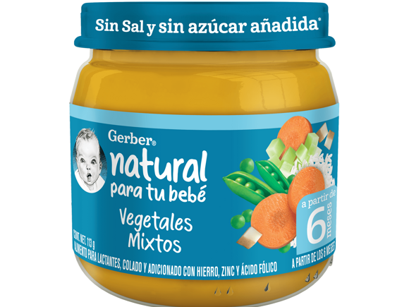 Gerber® Papilla Vegetales Mixtos Etapa 2, 113g Gerber® Papilla Vegetales Mixtos Etapa 2, 113g