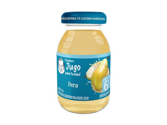 Gerber® Jugo Pera Etapa 2 de 175ml Gerber® Jugo Pera Etapa 2 de 175ml
