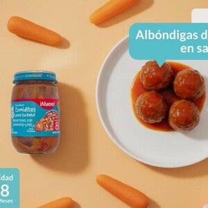 Albóndigas de garbanzo en salsa