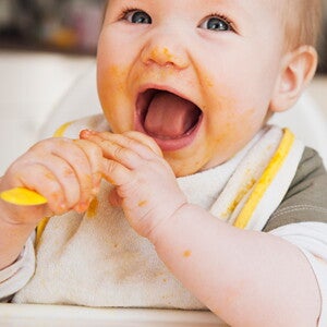 Baby eating