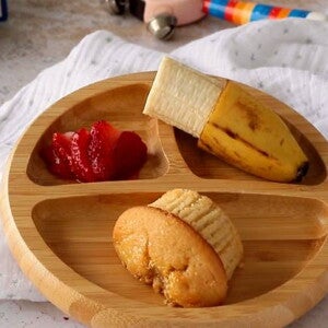 Muffin de plátano y zanahoria Muffin de plátano y zanahoria
