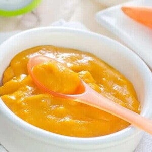 Papilla de Chayote, Camote, Zanahoria y Pollo