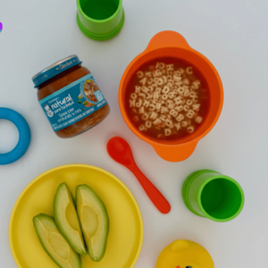Sopita de letras con verduras y res para bebés receta fácil