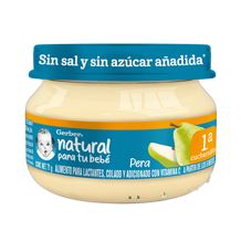 Gerber® Papilla Pera Etapa 1, 71g Gerber® Papilla Pera Etapa 1, 71g
