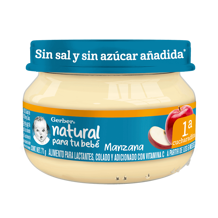 Gerber® Papilla Manzana Etapa 1, 71g