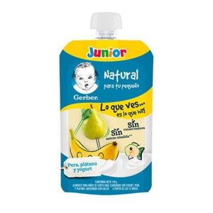 GERBER® Pouch Pera Plátano y Yogurt