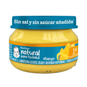 Gerber® Papilla Mango Etapa 1, 71g Gerber® Papilla Mango Etapa 1, 71g
