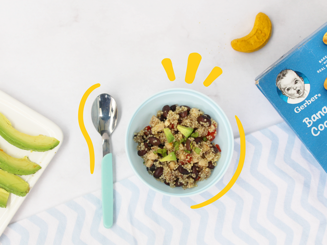 plato de quinoa tex mex para bebe galletas de platano gerber plato de quinoa tex mex para bebe galletas de platano gerber