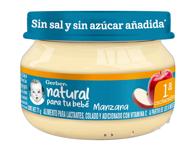 Gerber® Papilla Manzana Etapa 1, 71g