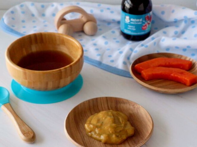 Puré de higadito y vegetales mixtos Puré de higadito y vegetales mixtos