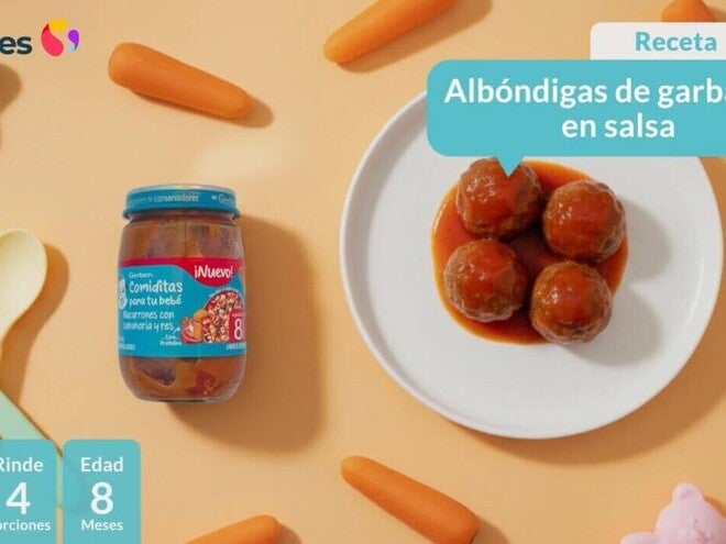 Albóndigas de garbanzo en salsa