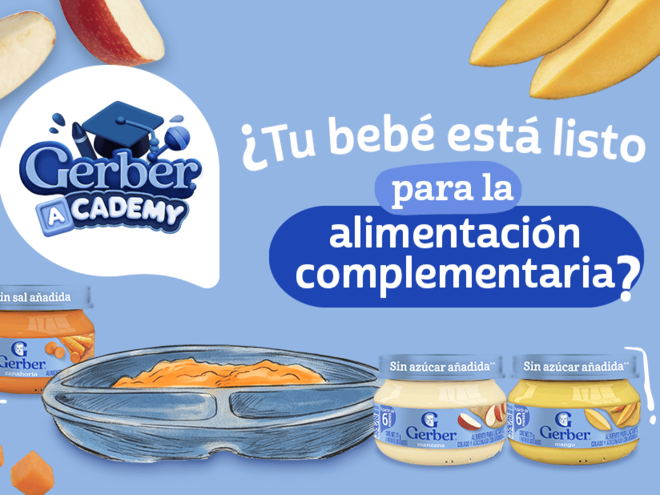 Tu bebé está listo para la alimentación complementaria