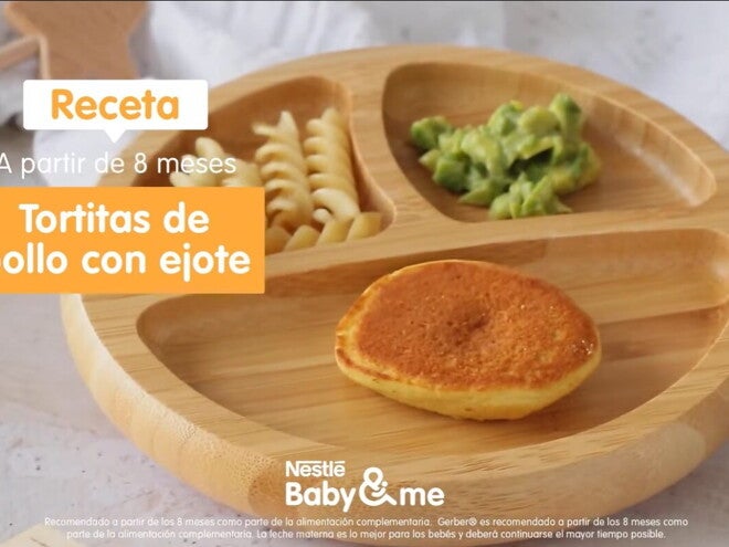 Tortitas de pollo con ejote