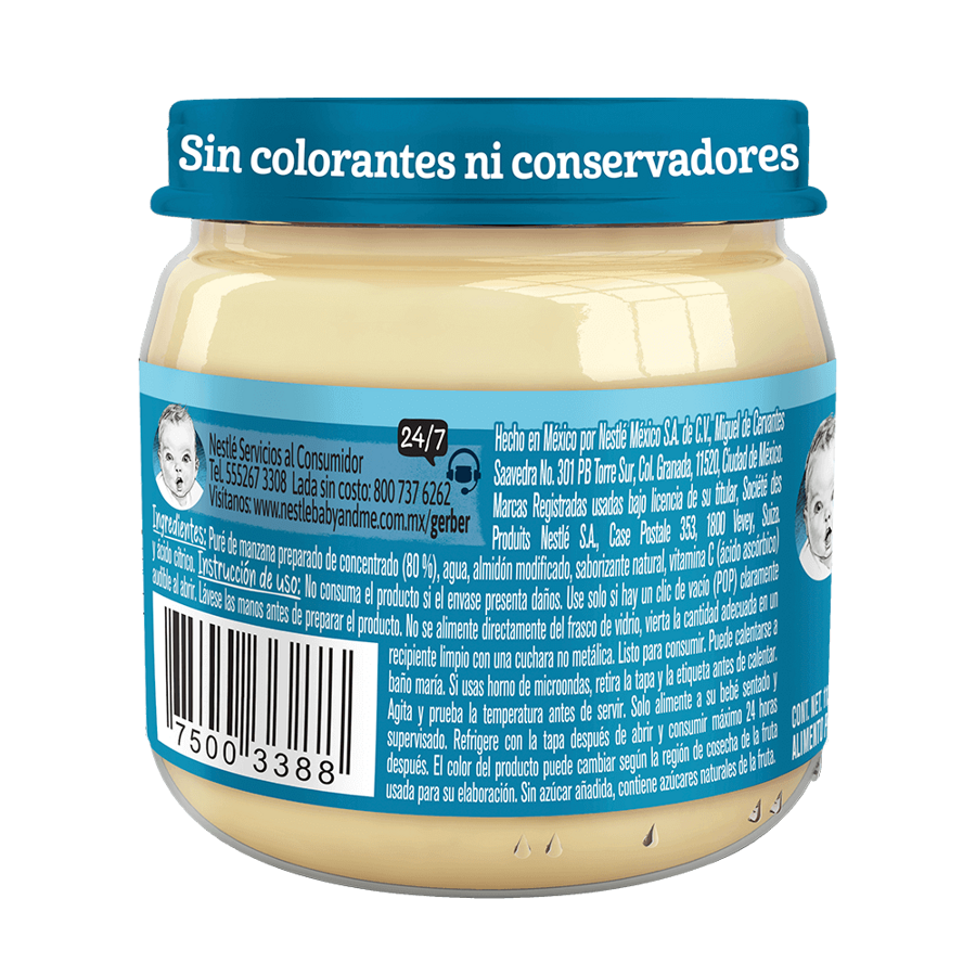 Gerber® Papilla Manzana Etapa 2, 113g