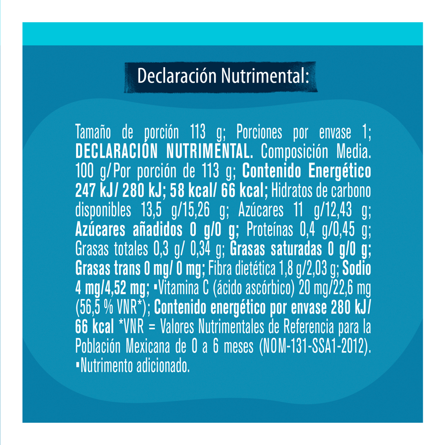 Gerber® Papilla Frutas Mixtas Etapa 2, 113g