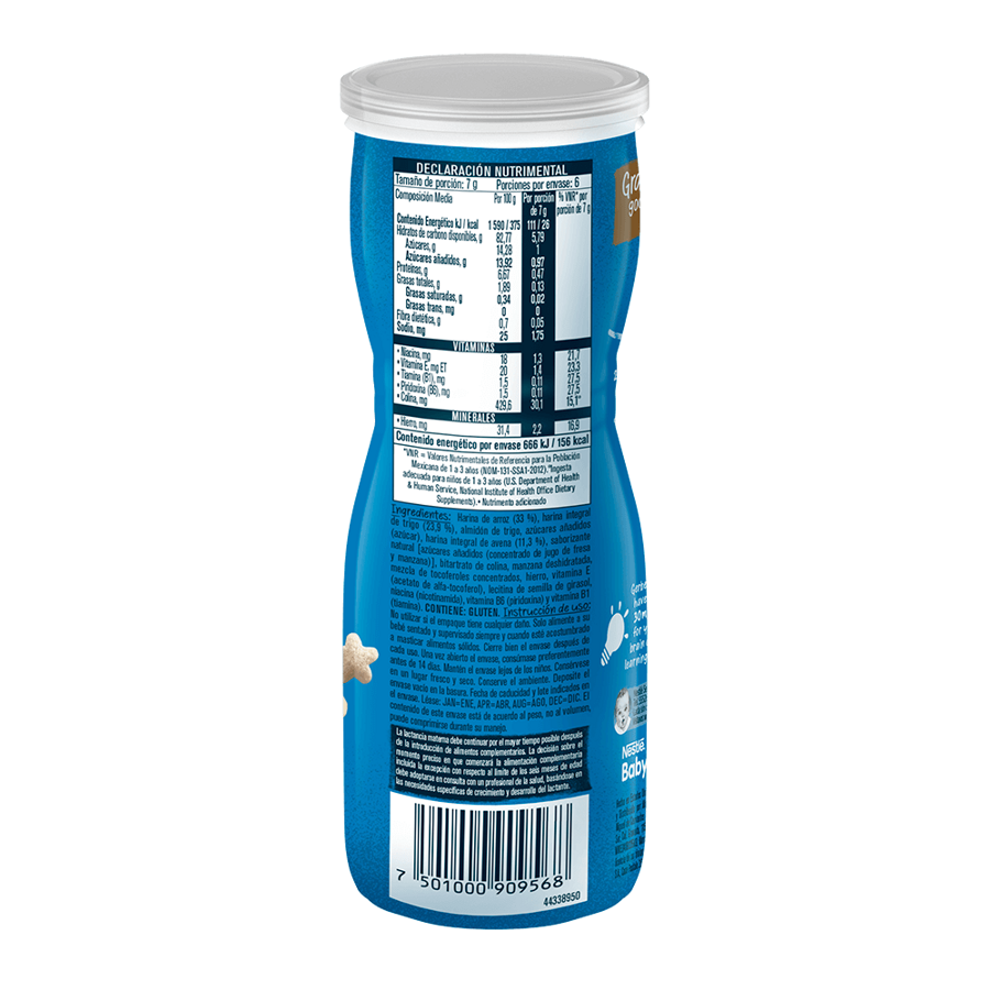 Gerber® Manzana y Fresa Snacks 42g