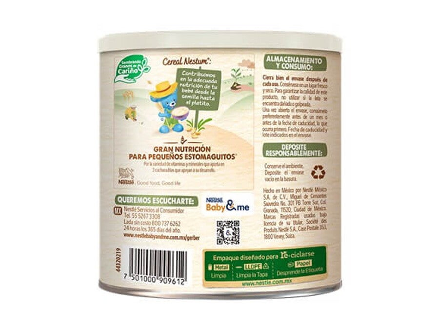 Nestlé® NESTUM® Trigo con manzana y plátano 7 meses