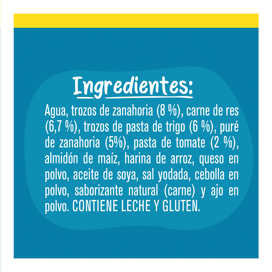 Gerber® Papilla Res, verduras y pasta Etapa 4, 250g
