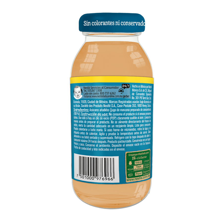 Gerber® Jugo Manzana Etapa 3 de 230 ml
