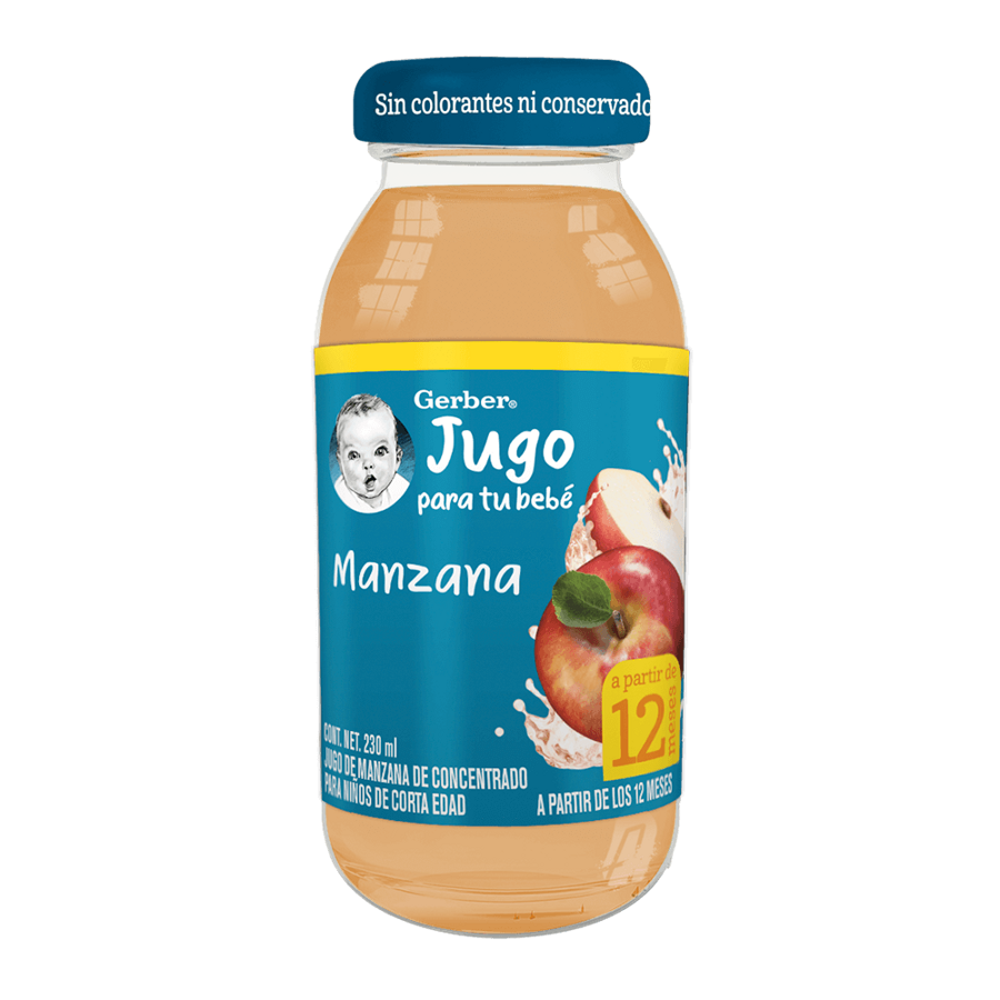 Gerber® Jugo Manzana Etapa 3 de 230 ml