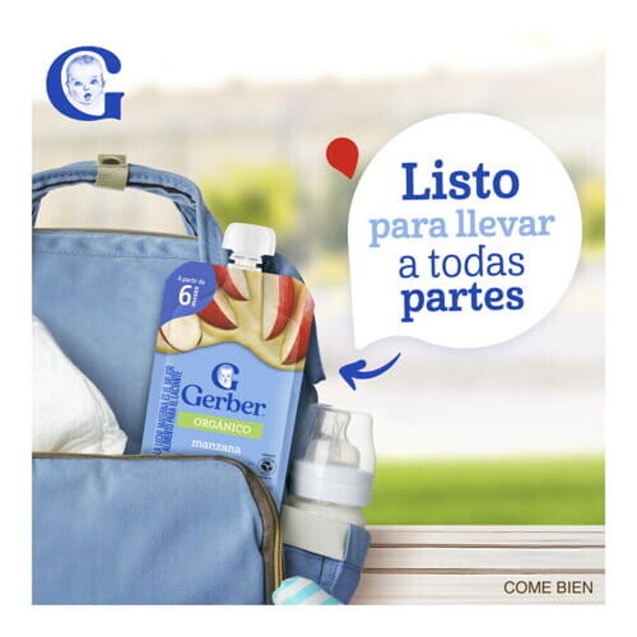 GERBER® Orgánico Puré de Manzana