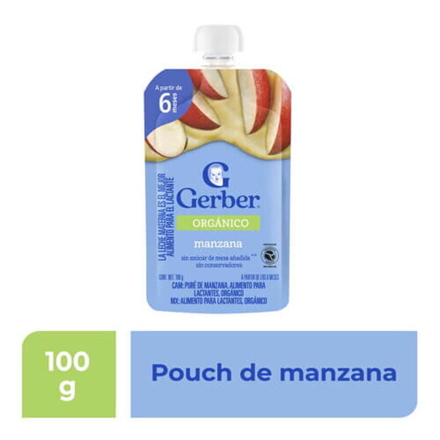 GERBER® Orgánico Puré de Manzana