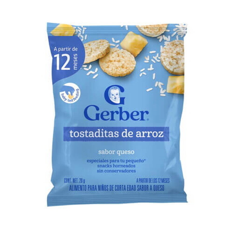 GERBER® Tostaditas De Arroz Sabor Queso