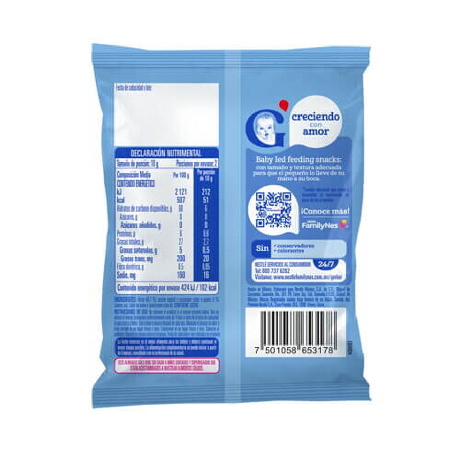 GERBER® Tostaditas De Arroz Sabor Queso