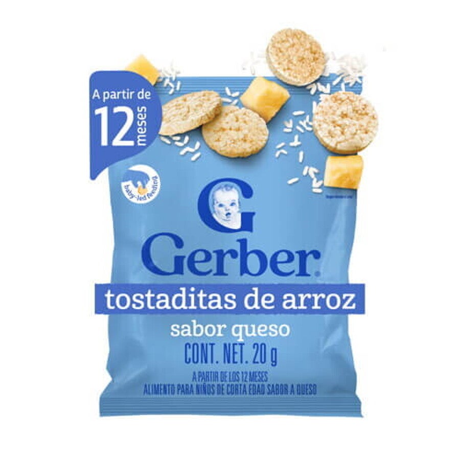 GERBER® Tostaditas De Arroz Sabor Queso