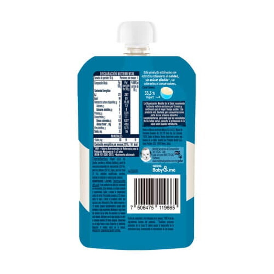 GERBER® Pouch manzana, plátano, fresa yogurt