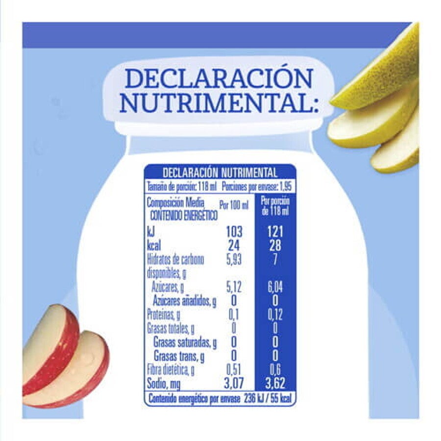 Gerber® Bebida Hidratante Agua, manzana y pera Etapa 4