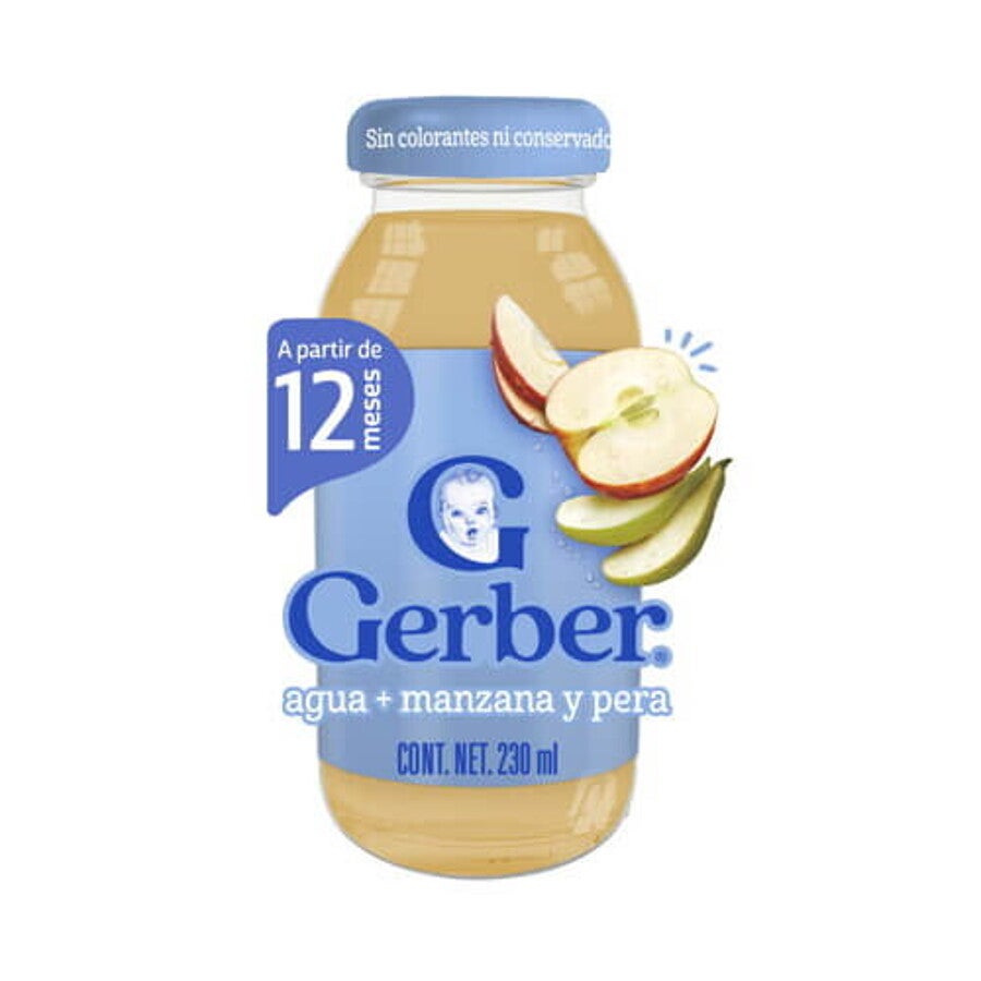 Gerber® Bebida Hidratante Agua, manzana y pera Etapa 4