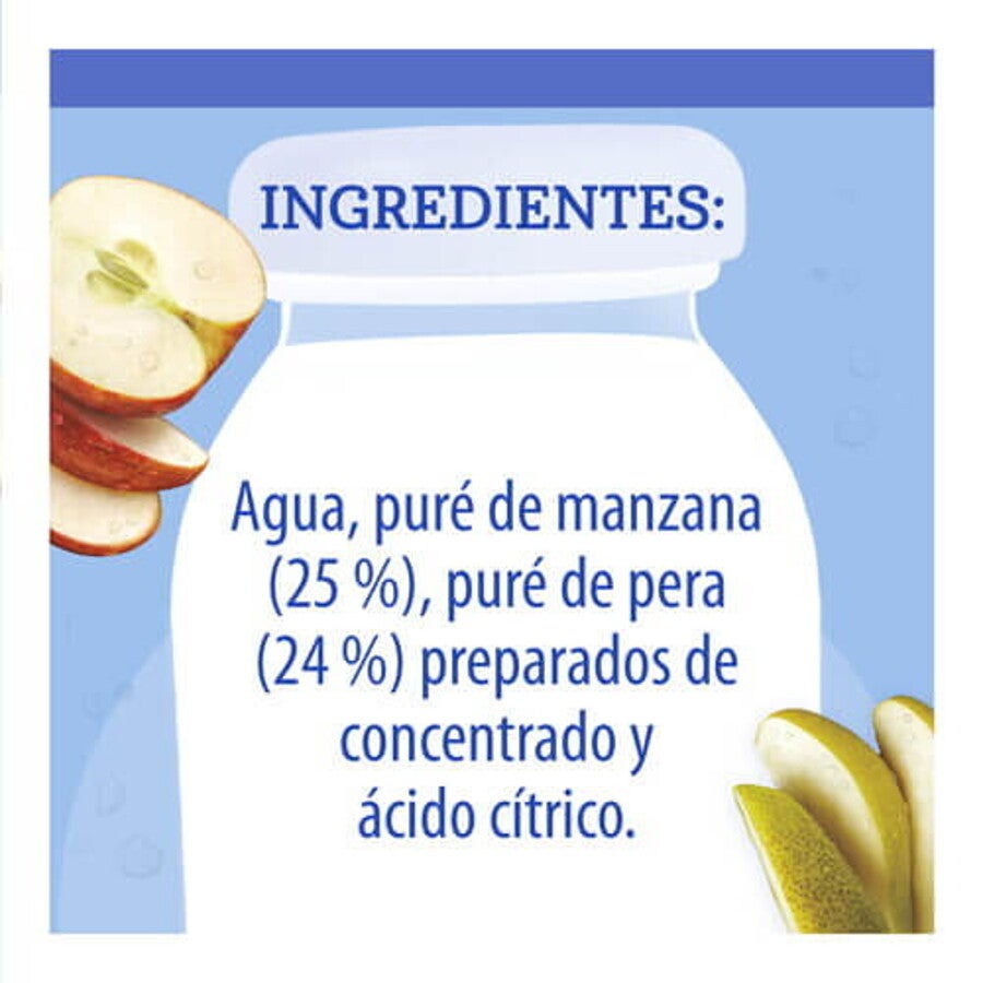 Gerber® Bebida Hidratante Agua, manzana y pera Etapa 4
