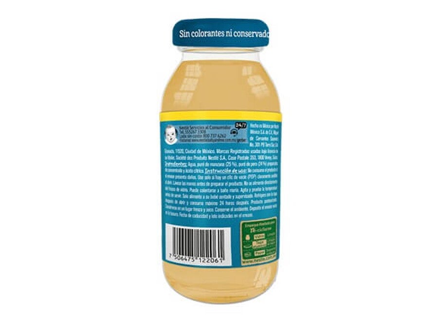 Gerber® Bebida Hidratante Agua, manzana y pera Etapa 3 de 230ml