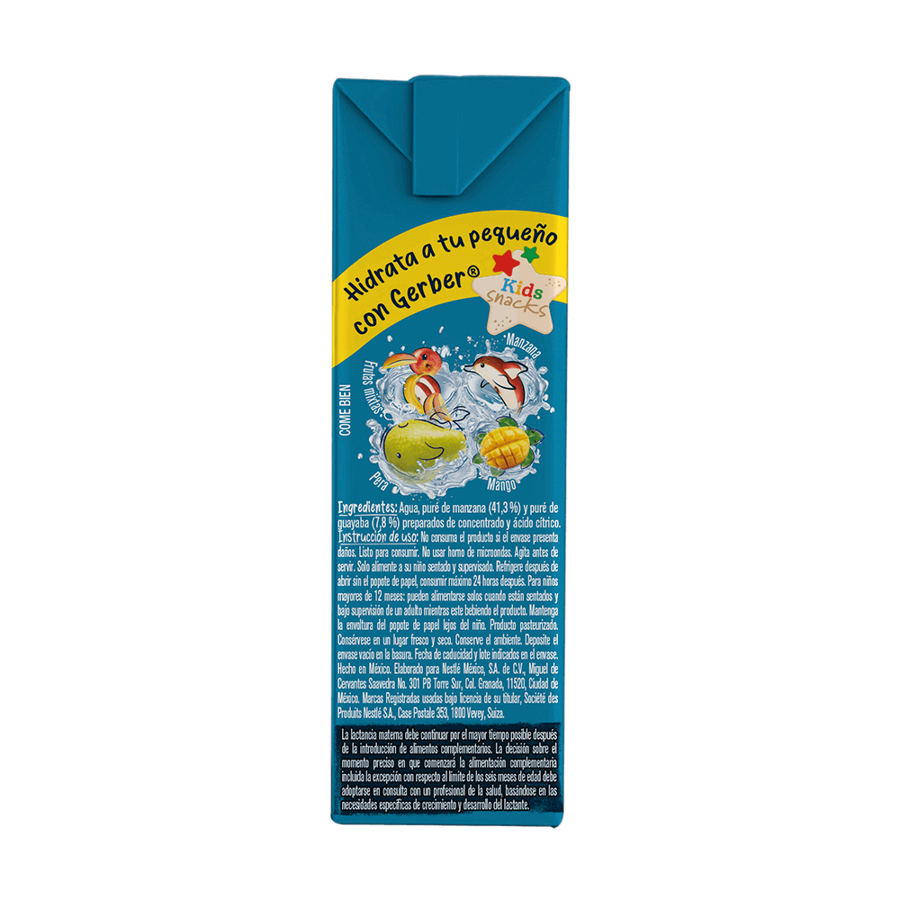 Gerber® Bebida Hidratante Manzana y Guayaba Etapa 4 de 200ml