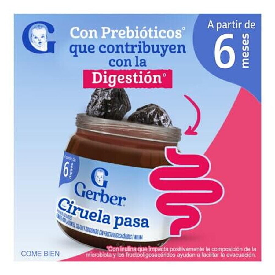 GERBER® Bebida Gerber Plus Ciruela Pasa Manzana