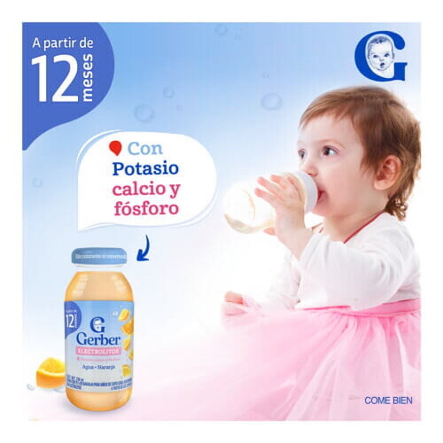GERBER® Bebida de Naranja con Electrolitos
