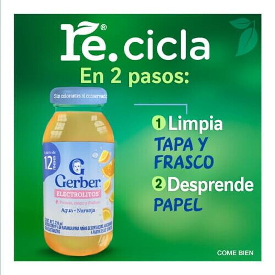 GERBER® Bebida de Naranja con Electrolitos