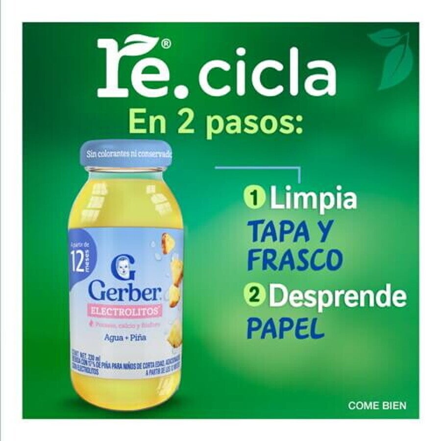 GERBER® Bebida De Piña con Electrolitos