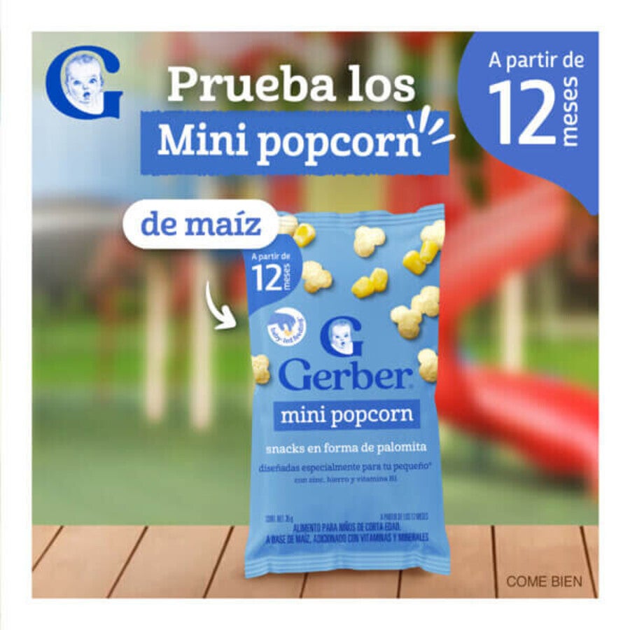 Snack Para Bebé Gerber® Mini Popcorn