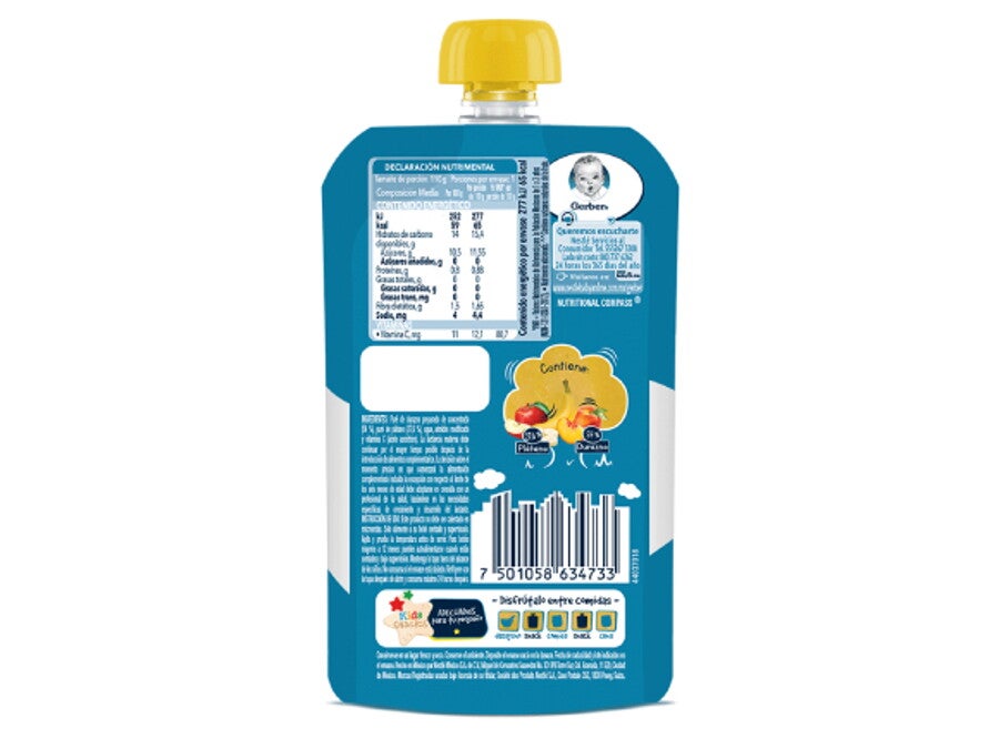 Gerber® Junior Pouch Cocktail de Frutas 110g