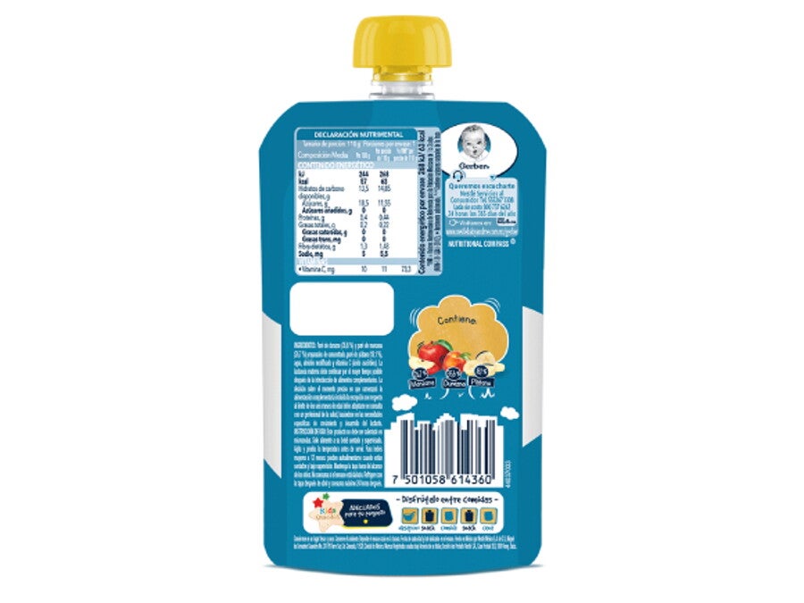 Gerber® Junior Pouch Delicia de Frutas 110g